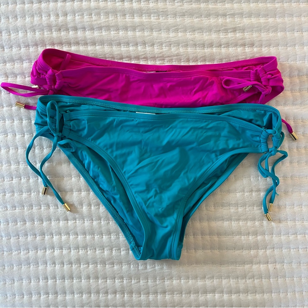 La Blanca Pink and Blue Swim Bottoms Size 12 Bundle